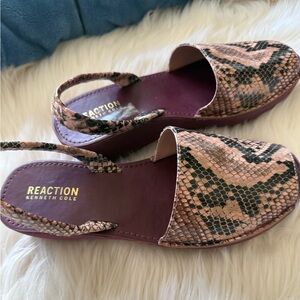 Kenneth Cole Reaction Snakeskin Sandals